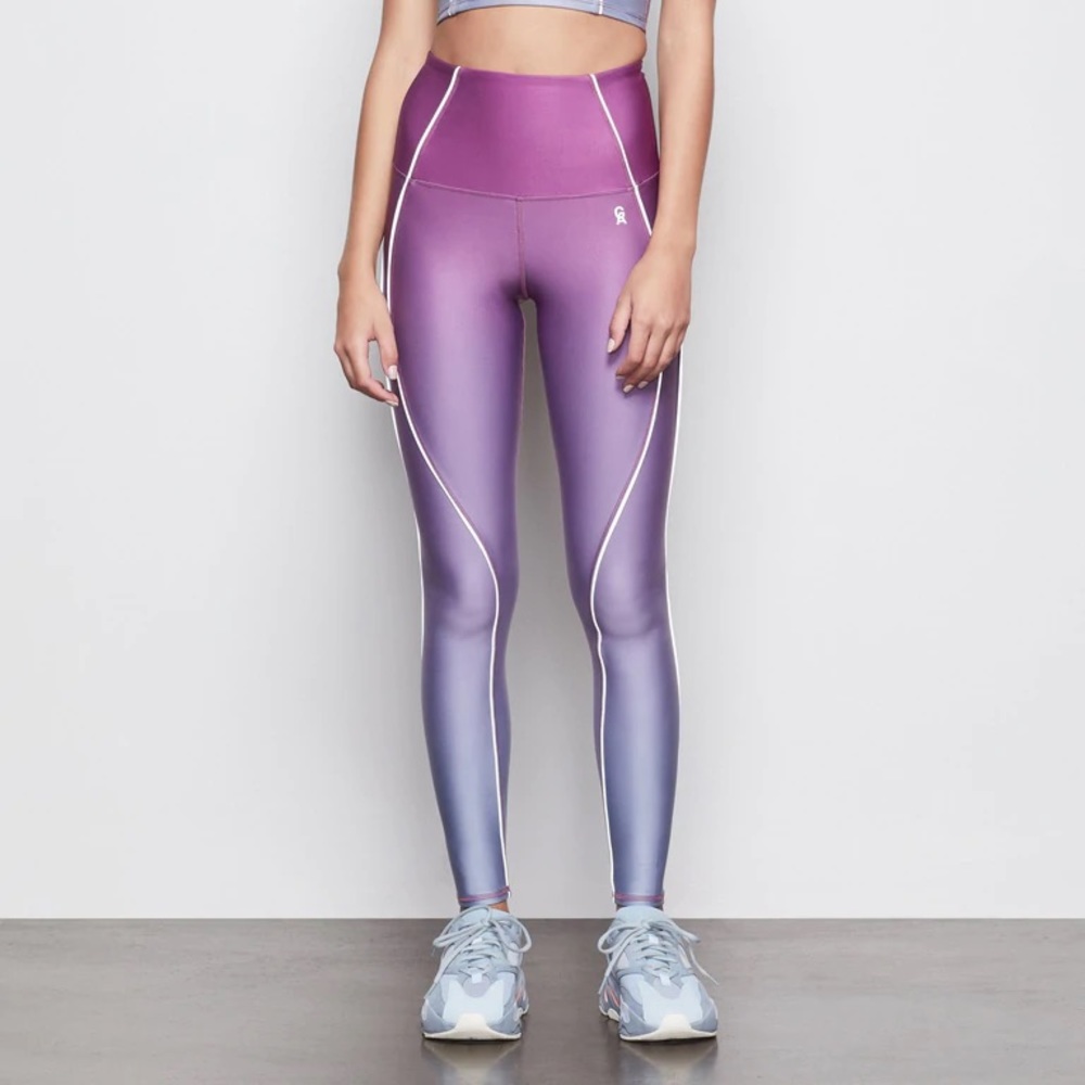 GOOD AMERICAN The Electric Feel Ombré Leggings